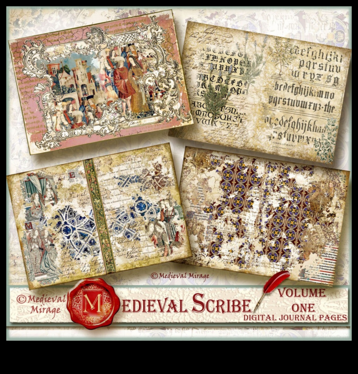 Medieval Manuscript Medleys A Visual Feast of Text and Image 3 Medieval Manuscript Medleys: Harmonizing Text and Image